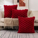 Textured Grid Cushion Cover with Zip