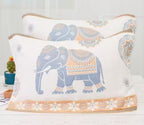 Elephant Cotton Cushion Covers, Set of 2, 50 x 75 cm