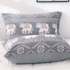 Elephant Cotton Cushion Covers, Set of 2, 50 x 75 cm