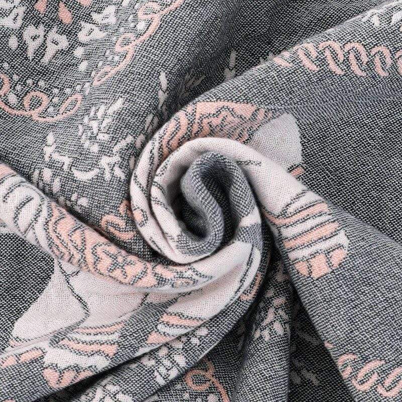 Elephant Cotton Cushion Covers, Set of 2, 50 x 75 cm