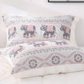 Elephant Cotton Cushion Covers, Set of 2, 50 x 75 cm