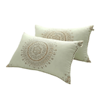 Cotton Gauze Mandala Pillowcases, Set of 2, 48 x 74 cm