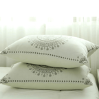 Cotton Gauze Mandala Pillowcases, Set of 2, 48 x 74 cm