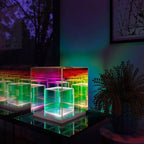 USB Acrylic Colour Cube Table Lamp