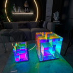 USB Acrylic Colour Cube Table Lamp