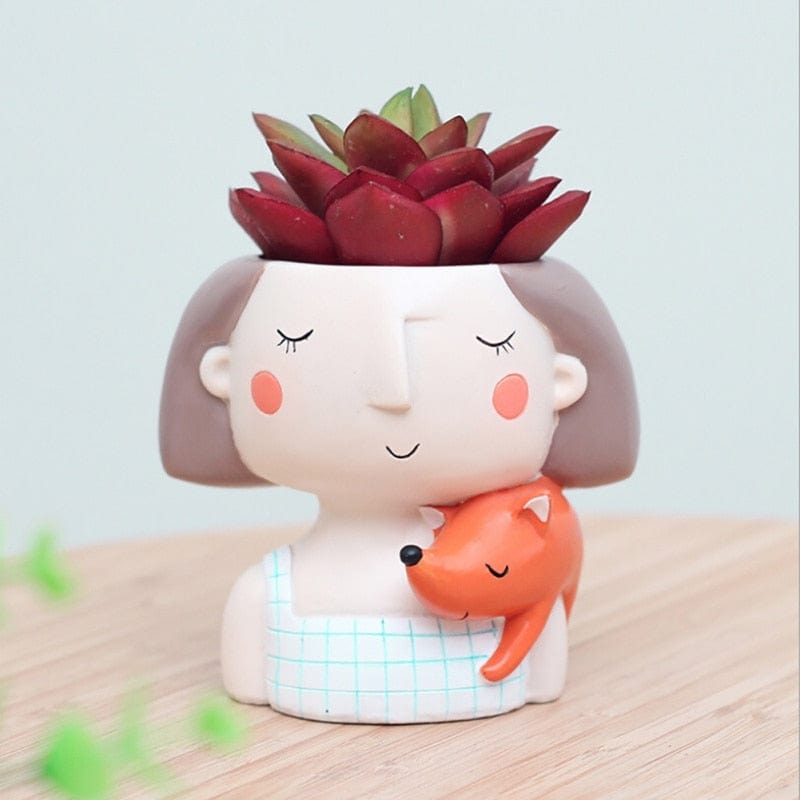 Mini Character Resin Planter