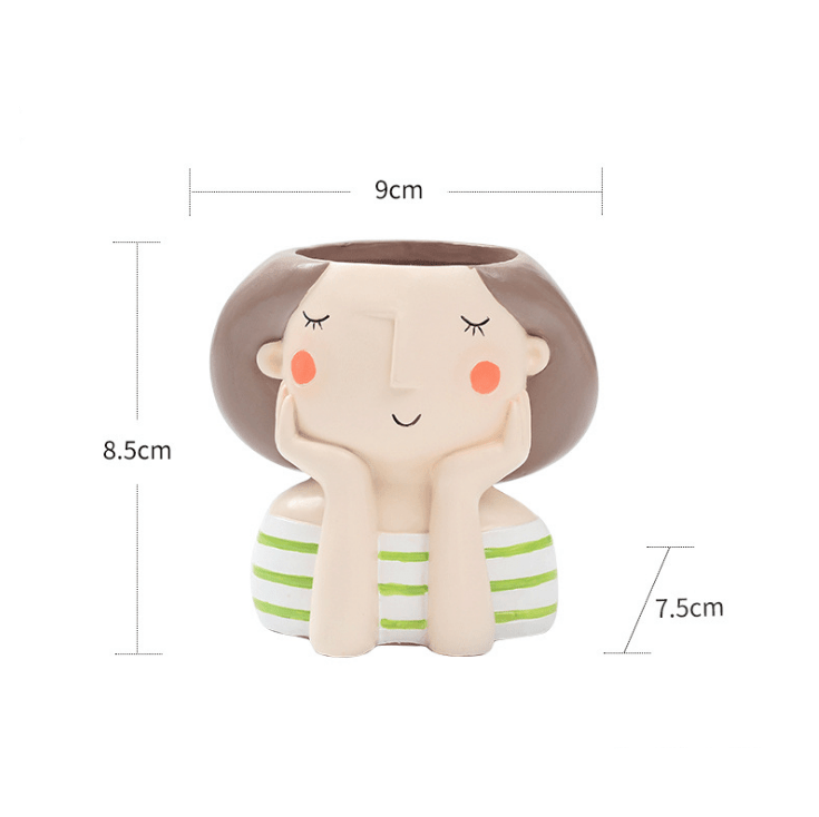 Mini Character Resin Planter