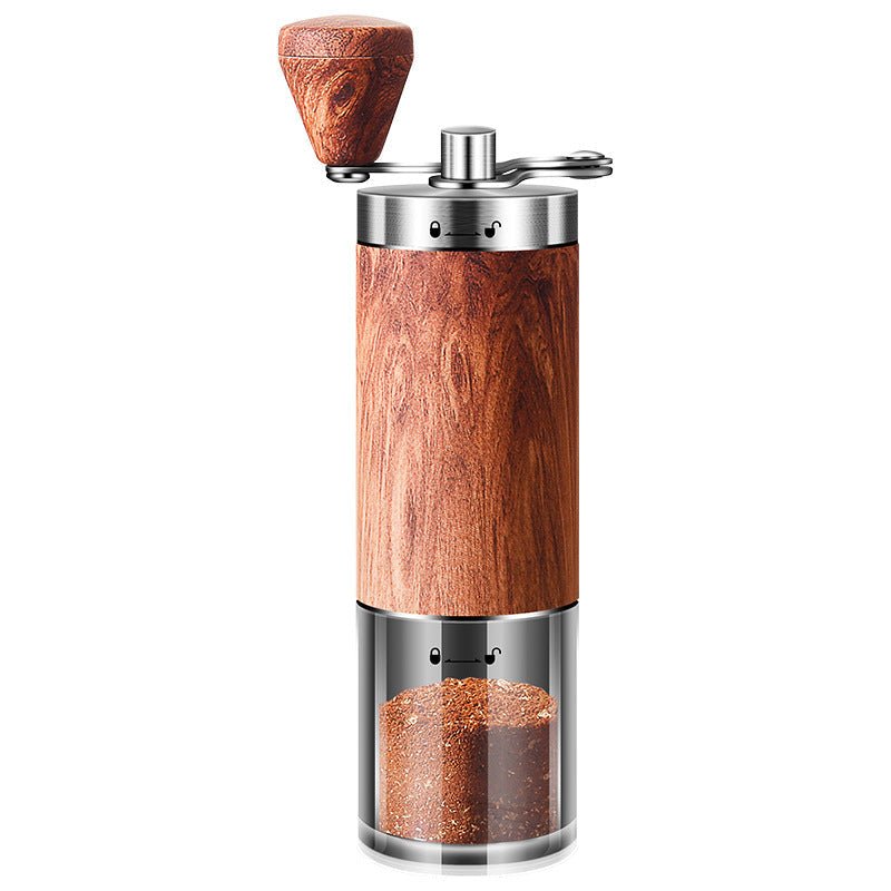 Manual Wood and Stainless Steel Coffee Grinder