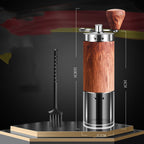 Manual Wood and Stainless Steel Coffee Grinder