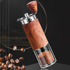 Manual Wood and Stainless Steel Coffee Grinder
