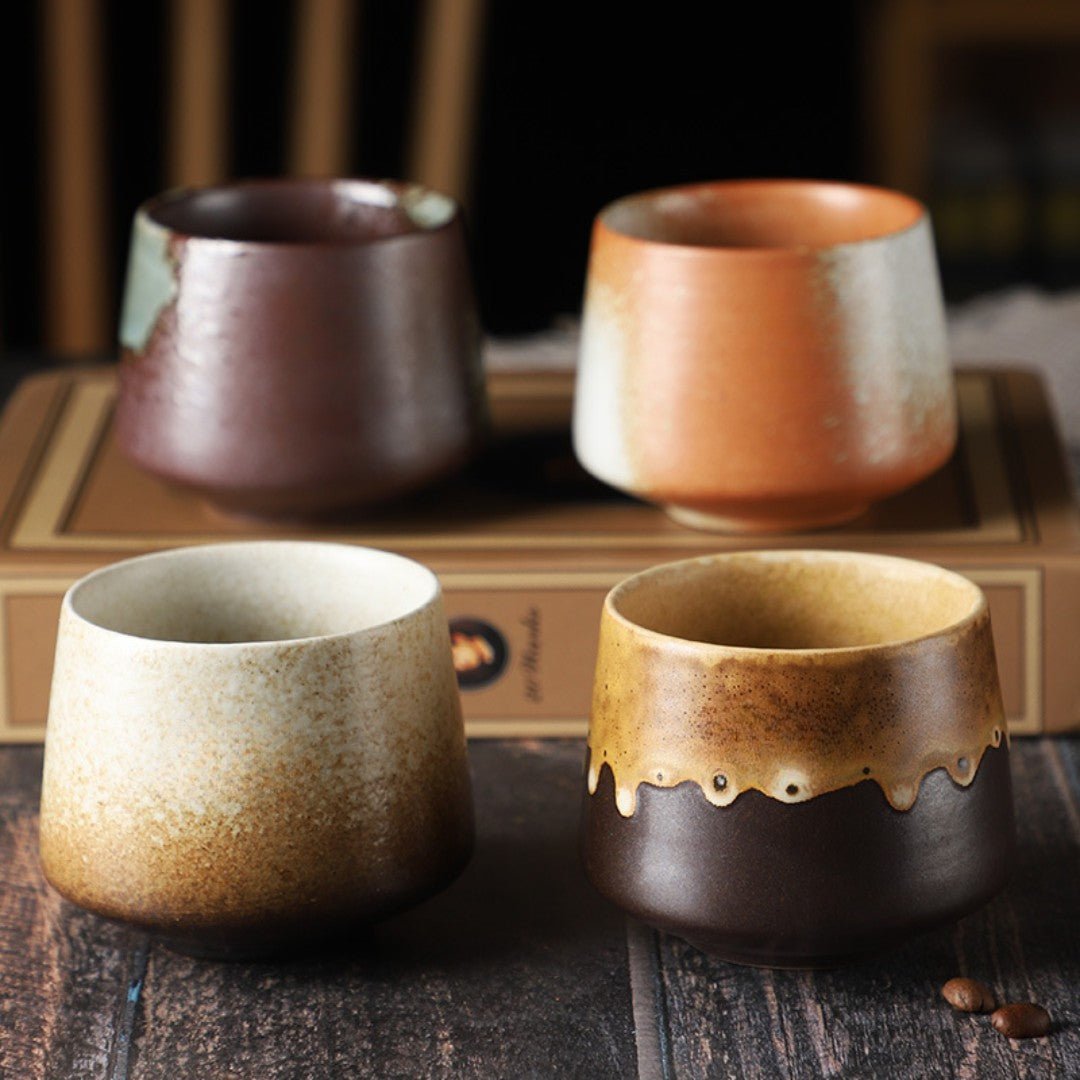 Matte Glazed Stoneware Espresso Cup