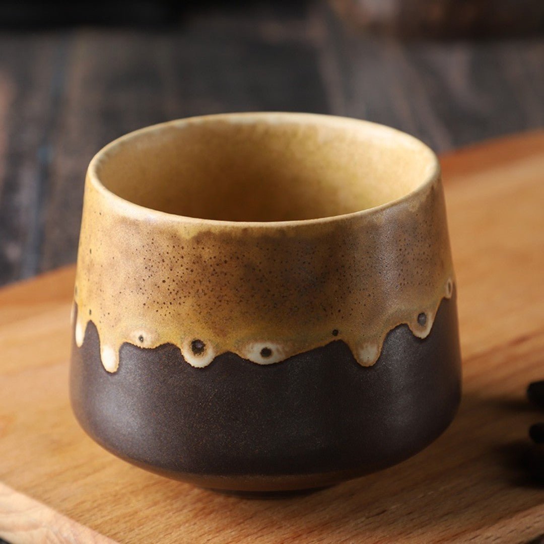 Matte Glazed Stoneware Espresso Cup