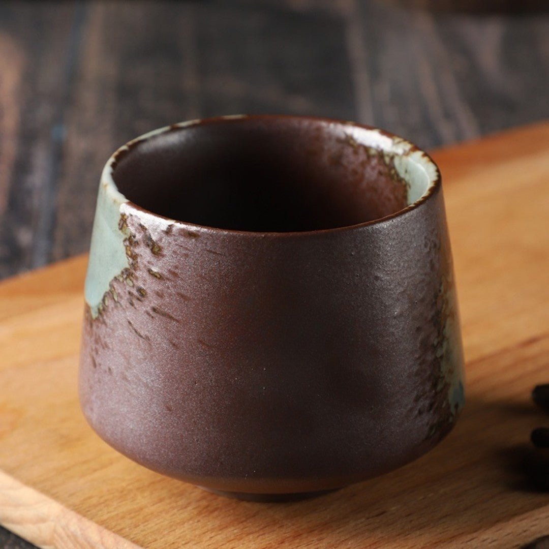 Matte Glazed Stoneware Espresso Cup
