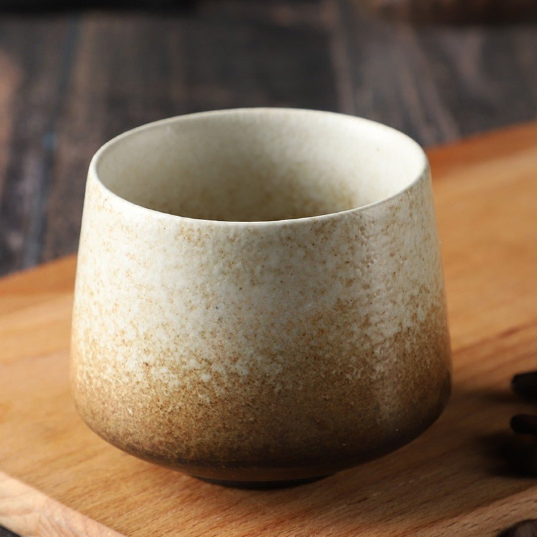 Matte Glazed Stoneware Espresso Cup