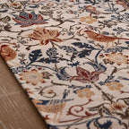Vintage Floral and Bird Jacquard Table Runner