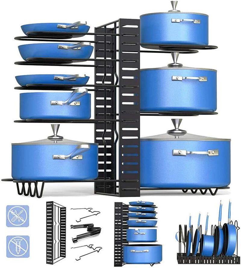 Iron Pot and Pan Storage Organiser