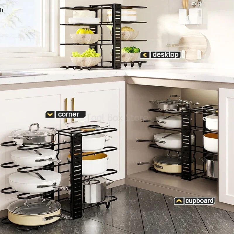 Iron Pot and Pan Storage Organiser