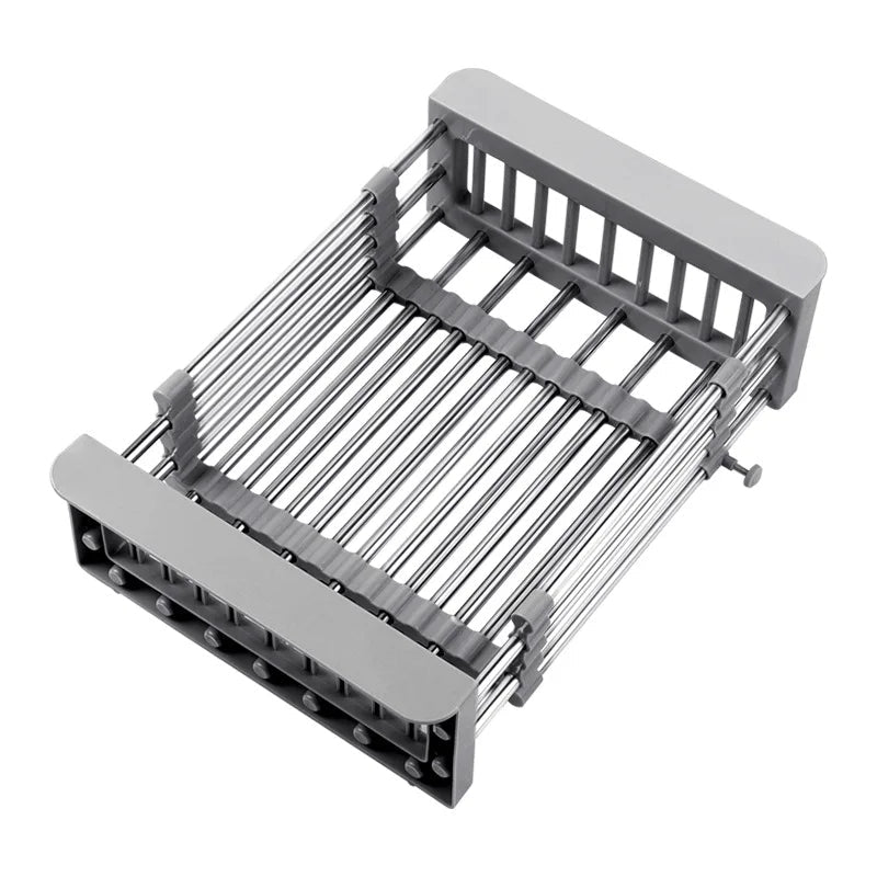 Extendable Stainless Steel Sink Draining Basket