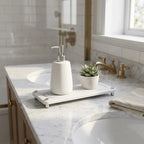 Diatomaceous Earth Sink Tray with Steel Feet, 28 x 11 cm