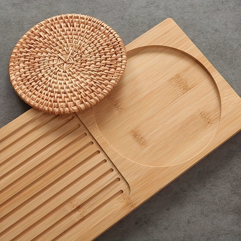 Bamboo Gongfu Tea Serving Tray