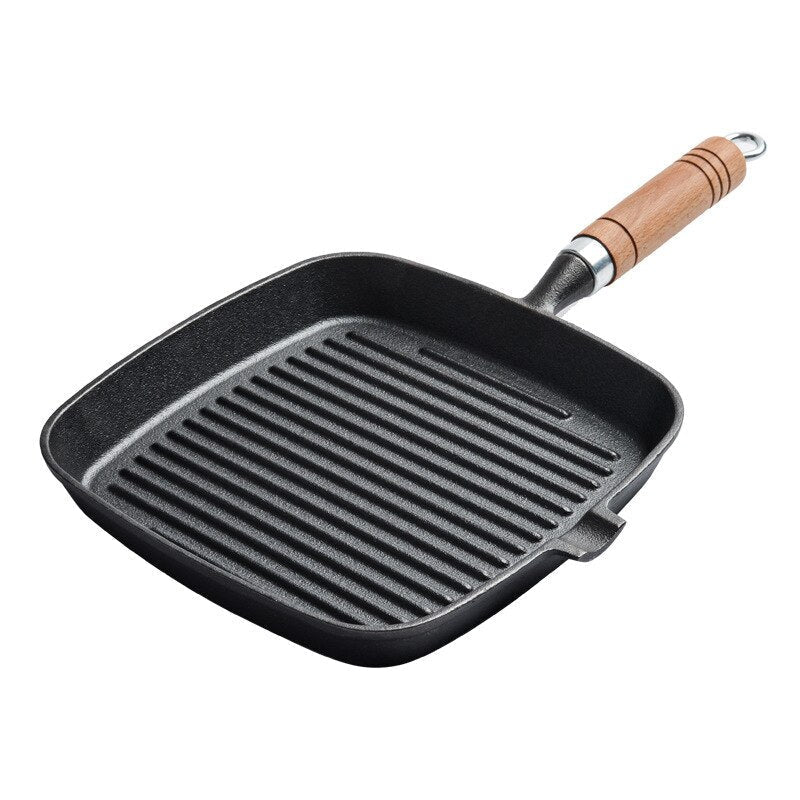 Ridged Cast Iron Grill Pan