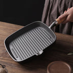 Ridged Cast Iron Grill Pan