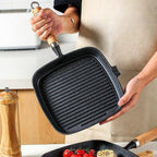 Ridged Cast Iron Grill Pan