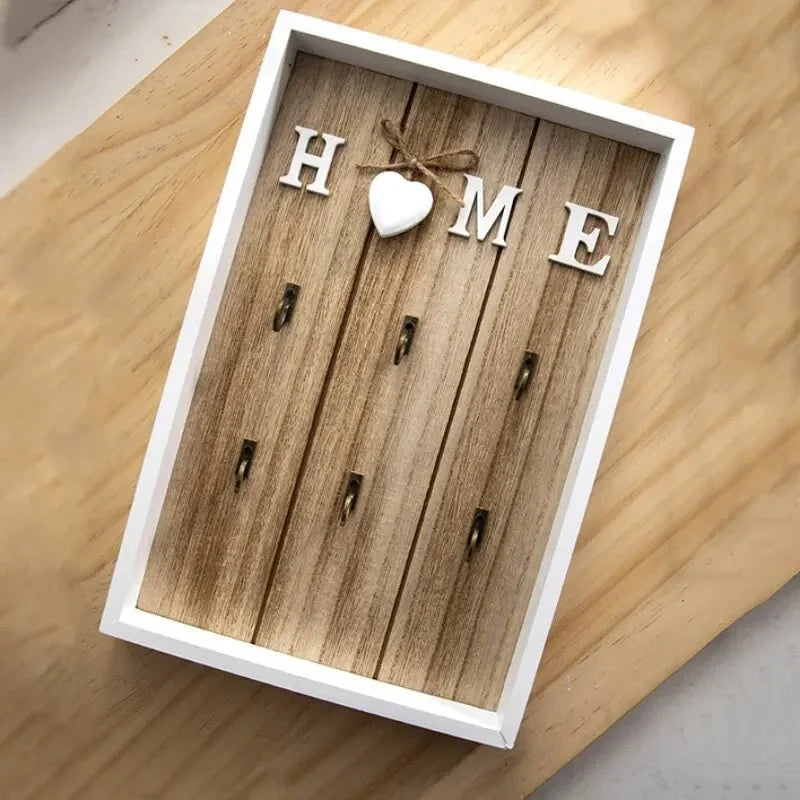 Wooden Home Wall Key Holder