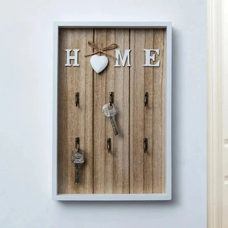 Wooden Home Wall Key Holder