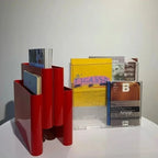 Freestanding Plastic Magazine Rack