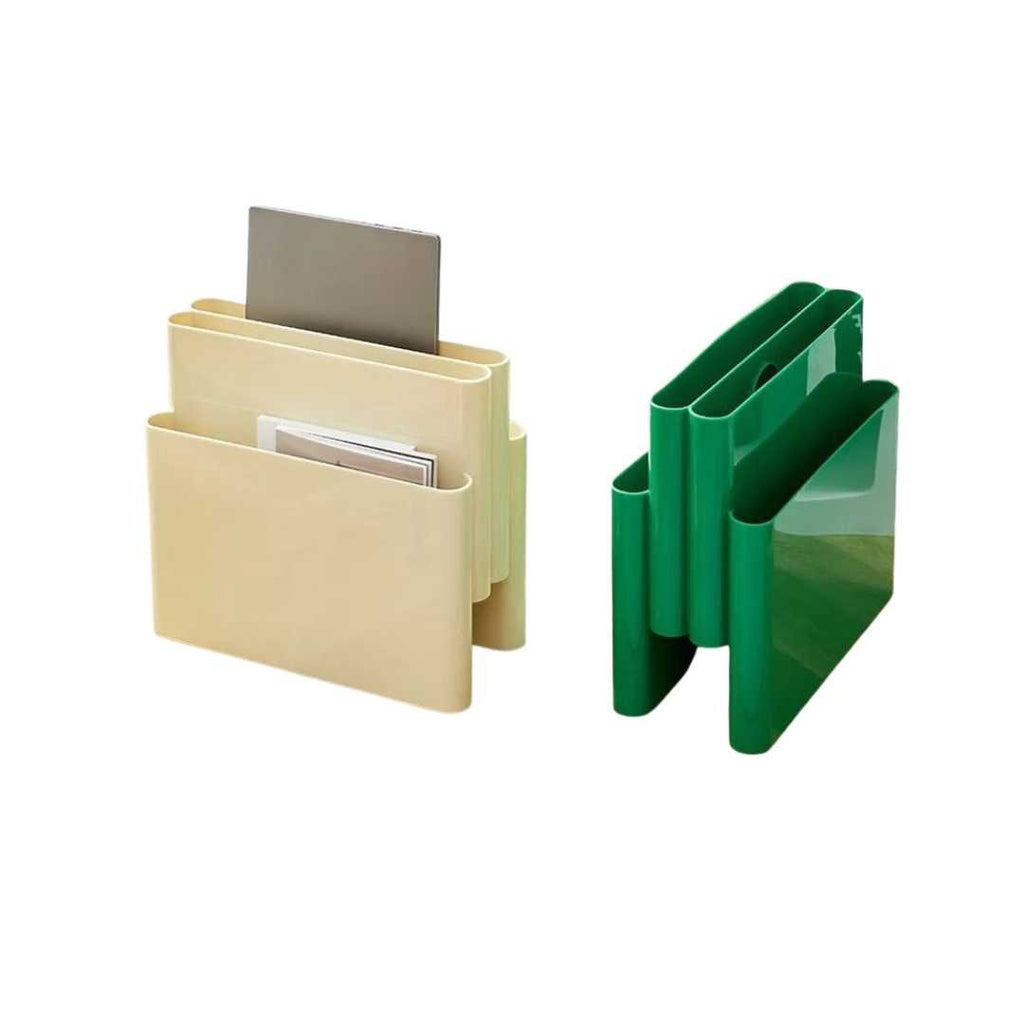 Freestanding Plastic Magazine Rack