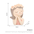 Little Girl Resin Succulent Planter