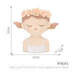 Little Girl Resin Succulent Planter