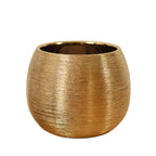 Gold Finish Ceramic Plant Pot