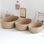 Small Woven-Style Storage Basket