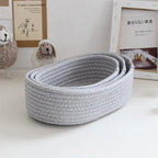 Small Woven-Style Storage Basket