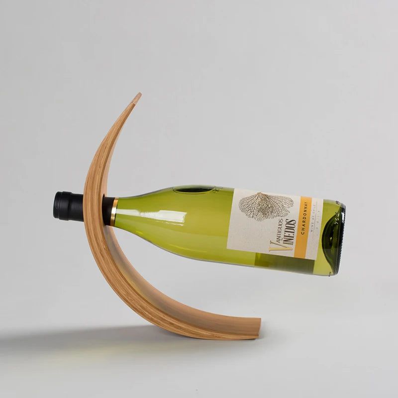 Bamboo Wine Bottle Display Rack