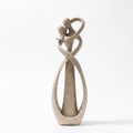 Abstract Embrace Resin Sculpture