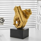 Intertwined Hands Resin Sculpture