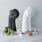 Thoughtful Face Resin Sculpture