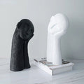 Thoughtful Face Resin Sculpture