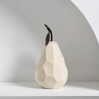 Geometric Resin Apple or Pear Ornament