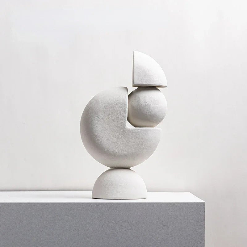 Geometric Resin Sculptures and Bookends