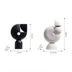 Geometric Resin Sculptures and Bookends