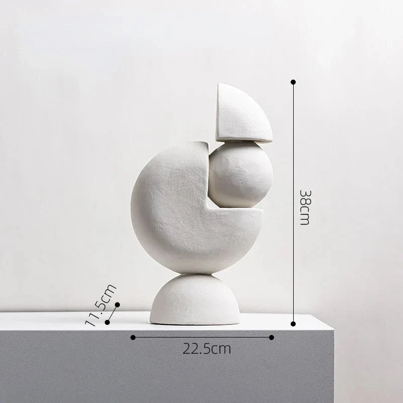Geometric Resin Sculptures and Bookends