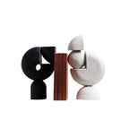 Geometric Resin Sculptures and Bookends