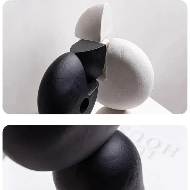 Geometric Resin Sculptures and Bookends