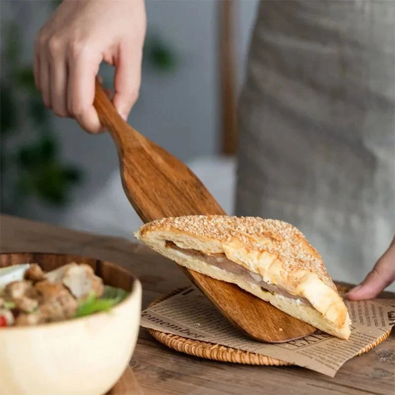 Solid Acacia Wood Cooking Spatula