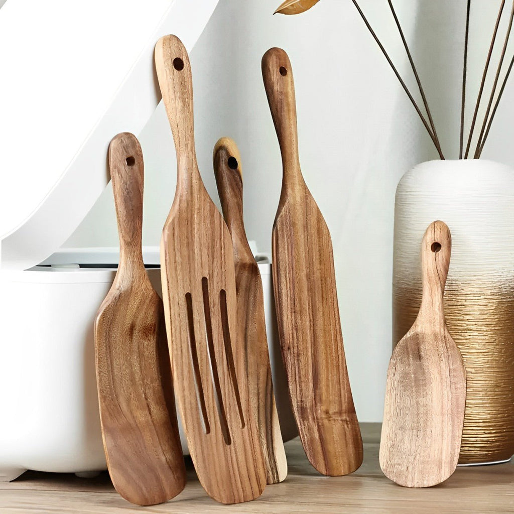 Solid Acacia Wood Cooking Spatula