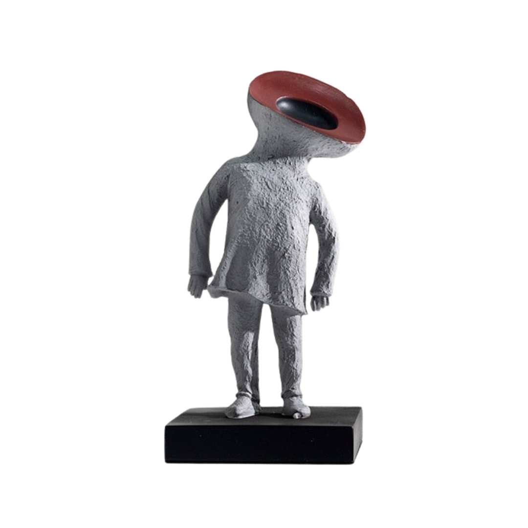 Abstract Scandinavian Resin Figurine